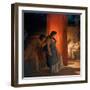 Clytemnestra Hesitates before Killing the Sleeping Agamemnon-Pierre Narcisse Guérin-Framed Giclee Print