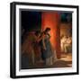 Clytemnestra Hesitates before Killing the Sleeping Agamemnon-Pierre Narcisse Guérin-Framed Giclee Print