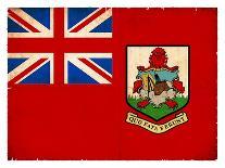 Grunge Flag Of Bermuda-cmfotoworks-Art Print