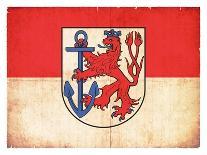 Grunge Flag of Munich (Bavaria, Germany)-cmfotoworks-Art Print
