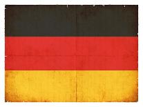 Grunge Flag of Munich (Bavaria, Germany)-cmfotoworks-Art Print