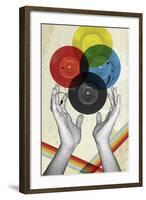 CMYK The Creation Of Retro-Elo Marc-Framed Giclee Print