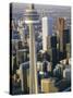 Cn Tower and Skyline of Toronto, Ontario, Canada-Sylvain Grandadam-Stretched Canvas