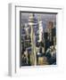 Cn Tower and Skyline of Toronto, Ontario, Canada-Sylvain Grandadam-Framed Photographic Print