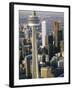 Cn Tower and Skyline of Toronto, Ontario, Canada-Sylvain Grandadam-Framed Photographic Print