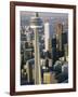 Cn Tower and Skyline of Toronto, Ontario, Canada-Sylvain Grandadam-Framed Photographic Print