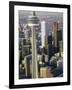 Cn Tower and Skyline of Toronto, Ontario, Canada-Sylvain Grandadam-Framed Photographic Print