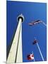 Cn Tower at 533 M or 1,815 Ft High, Canada's Wonder of the World, in Downtown Toronto-Mark Hannaford-Mounted Photographic Print