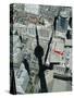 Cn Tower at 533 M or 1,815 Ft High, Canada's Wonder of World, Casting Shadow over Downtown Toronto-Mark Hannaford-Stretched Canvas