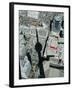 Cn Tower at 533 M or 1,815 Ft High, Canada's Wonder of World, Casting Shadow over Downtown Toronto-Mark Hannaford-Framed Photographic Print