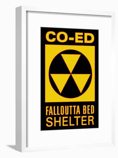 Co-Ed Falloutta Bed Shelter-null-Framed Poster