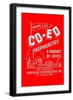 Co-Ed Prophylactics-null-Framed Art Print