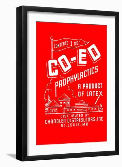 Co-Ed Prophylactics-null-Framed Art Print