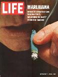 Marijuana, Man with Joint by his Mouth, October 31, 1969-Co Rentmeester-Photographic Print