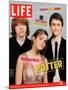 Co-stars of Harry Potter films Rupert Grint, Emma Watson and Daniel Radcliffe, November 18, 2005-Kayt Jones-Mounted Photographic Print