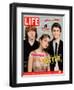 Co-stars of Harry Potter films Rupert Grint, Emma Watson and Daniel Radcliffe, November 18, 2005-Kayt Jones-Framed Photographic Print