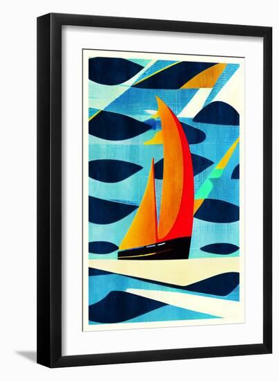 Co^te D'azur, 1963-Bo Anderson-Framed Giclee Print