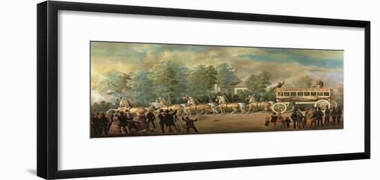 Coach 76 of the Knickerbocker Line, Brooklyn, C.1840-50-Henry Boese-Framed Giclee Print