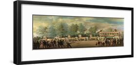 Coach 76 of the Knickerbocker Line, Brooklyn, C.1840-50-Henry Boese-Framed Giclee Print