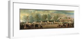 Coach 76 of the Knickerbocker Line, Brooklyn, C.1840-50-Henry Boese-Framed Giclee Print