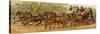 Coach and Four Horses of Lord Londonderry and Count Munster, London, 1880s-null-Stretched Canvas