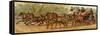 Coach and Four Horses of Lord Londonderry and Count Munster, London, 1880s-null-Framed Stretched Canvas