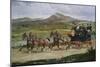 Coach and Four on the Open Road, 1876-Joseph Bail-Mounted Giclee Print