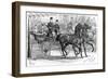 Coach and Horses, 1889-null-Framed Giclee Print