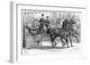 Coach and Horses, 1889-null-Framed Giclee Print