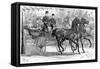 Coach and Horses, 1889-null-Framed Stretched Canvas