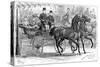 Coach and Horses, 1889-null-Stretched Canvas