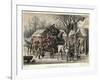 Coach at Red Lion 1868-null-Framed Art Print