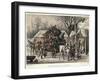 Coach at Red Lion 1868-null-Framed Art Print