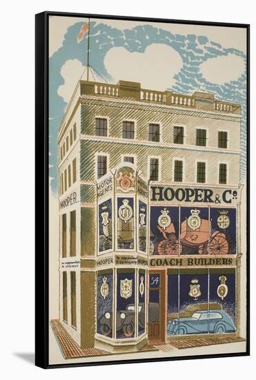 Coach Builder-Eric Ravilious-Framed Stretched Canvas