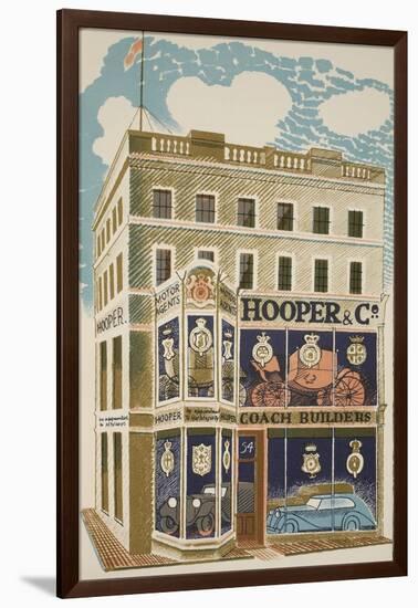 Coach Builder-Eric Ravilious-Framed Giclee Print