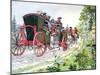 Coach from Paris to Versailles-Eugene Courboin-Mounted Giclee Print