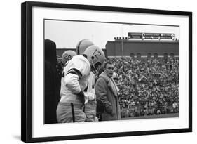 Coach Murray Warmath, Minnesota- Iowa Game, Minneapolis, Minnesota, November 1960-Francis Miller-Framed Photographic Print