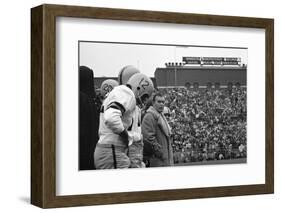 Coach Murray Warmath, Minnesota- Iowa Game, Minneapolis, Minnesota, November 1960-Francis Miller-Framed Photographic Print