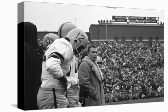 Coach Murray Warmath, Minnesota- Iowa Game, Minneapolis, Minnesota, November 1960-Francis Miller-Stretched Canvas