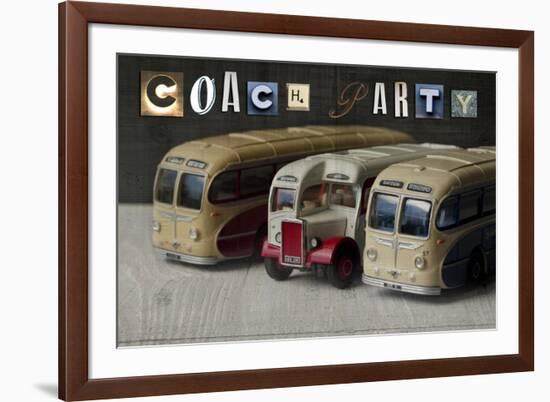 Coach Party Coaches-Sidney Paul & Co.-Framed Giclee Print