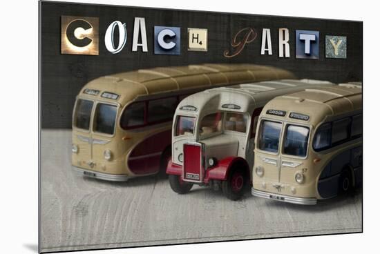 Coach Party Coaches-Sidney Paul & Co.-Mounted Giclee Print