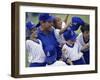 Coach with a Baseball Team-null-Framed Photographic Print