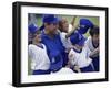 Coach with a Baseball Team-null-Framed Photographic Print
