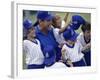 Coach with a Baseball Team-null-Framed Photographic Print