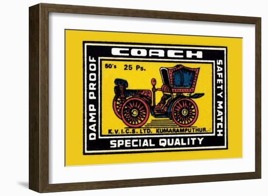 Coach-null-Framed Art Print