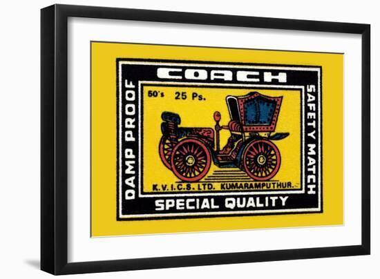 Coach-null-Framed Art Print