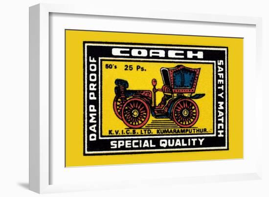 Coach-null-Framed Art Print