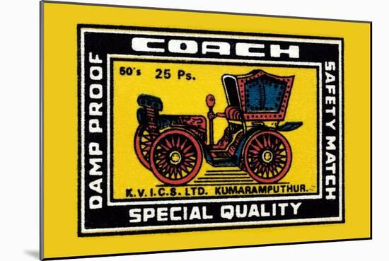 Coach-null-Mounted Art Print