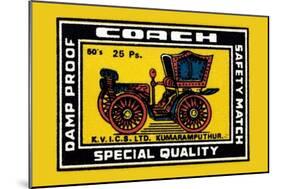 Coach-null-Mounted Art Print