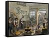 Coachbuilder's Workshop, 1840, France, 19th Century-null-Framed Stretched Canvas